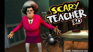 مقالب مضحكه بالمدرسة الشريرة !!!مقلب العنكبوت 🕷 Scary Teacher 3D (Spider prank)