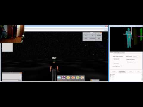 Using the Kinect as input for Open Wonderland with the FAAST toolkit