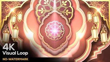4K VISUAL LOOP ANIMATION (VJ LOOP)   -  ISLAMIC PART 6