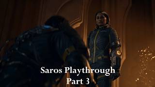 SAROS PS5 Playthrough Part 3 – Desecrated Fortress Biome & Architect Boss Fight
