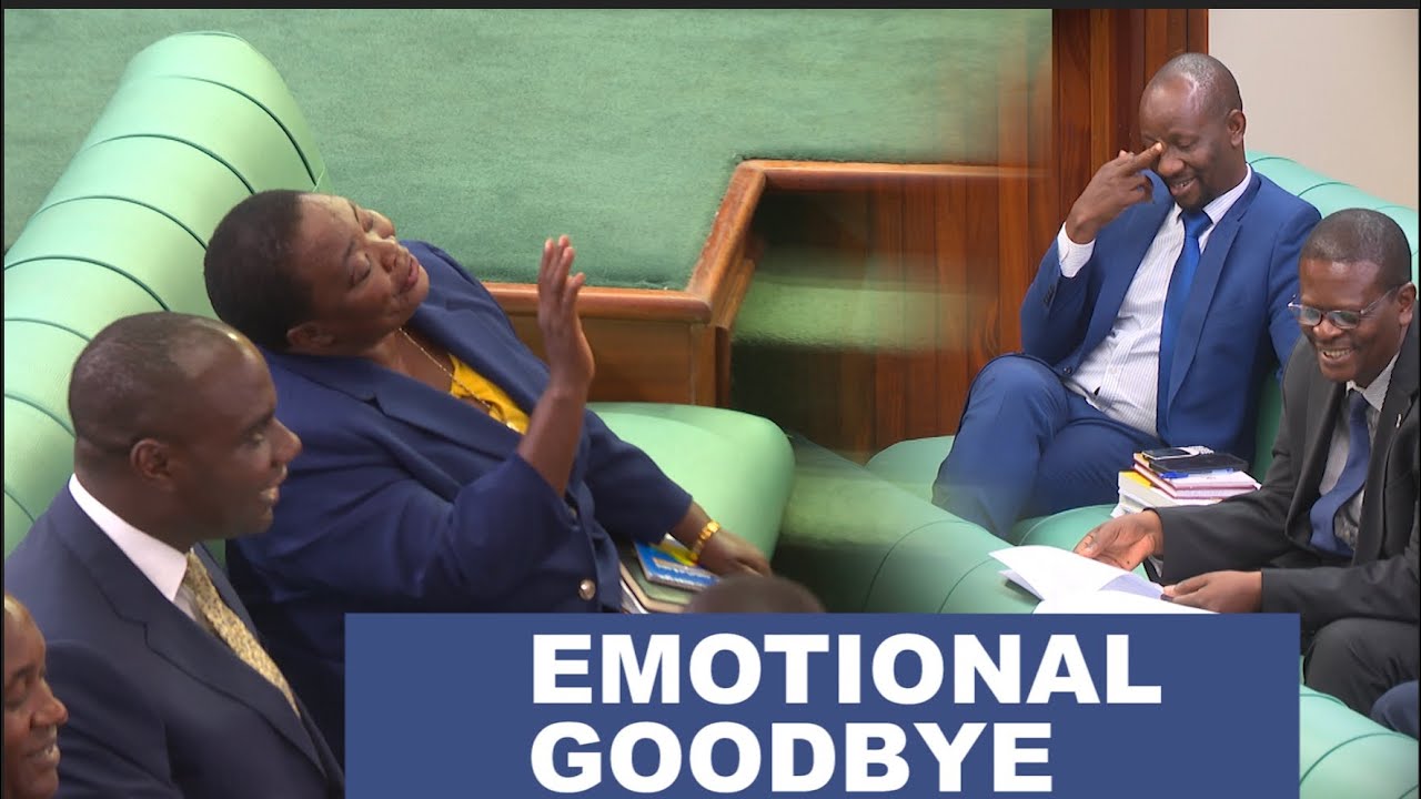 Эмоциональное прощание царит в зале, пока Ссемуджу Нганда представляет доклад меньшинства по бюдж...