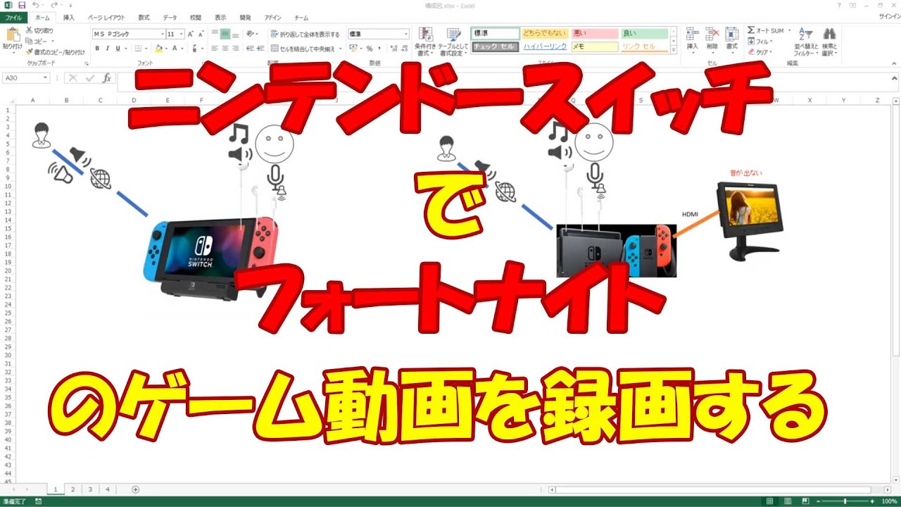 フォートナイト Switch Vcしながらゲーム動画キャプチャ Youtube