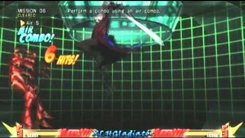 Marvel vs Capcom 3 - Dante - Mission Mode Tutorial