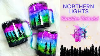 Northern Lights Tumbler Tutorial