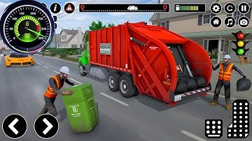 Trash Truck Simulator #1-  Garbage Waste Truck Simulation | Android IOS  Mobile Truck gameplay