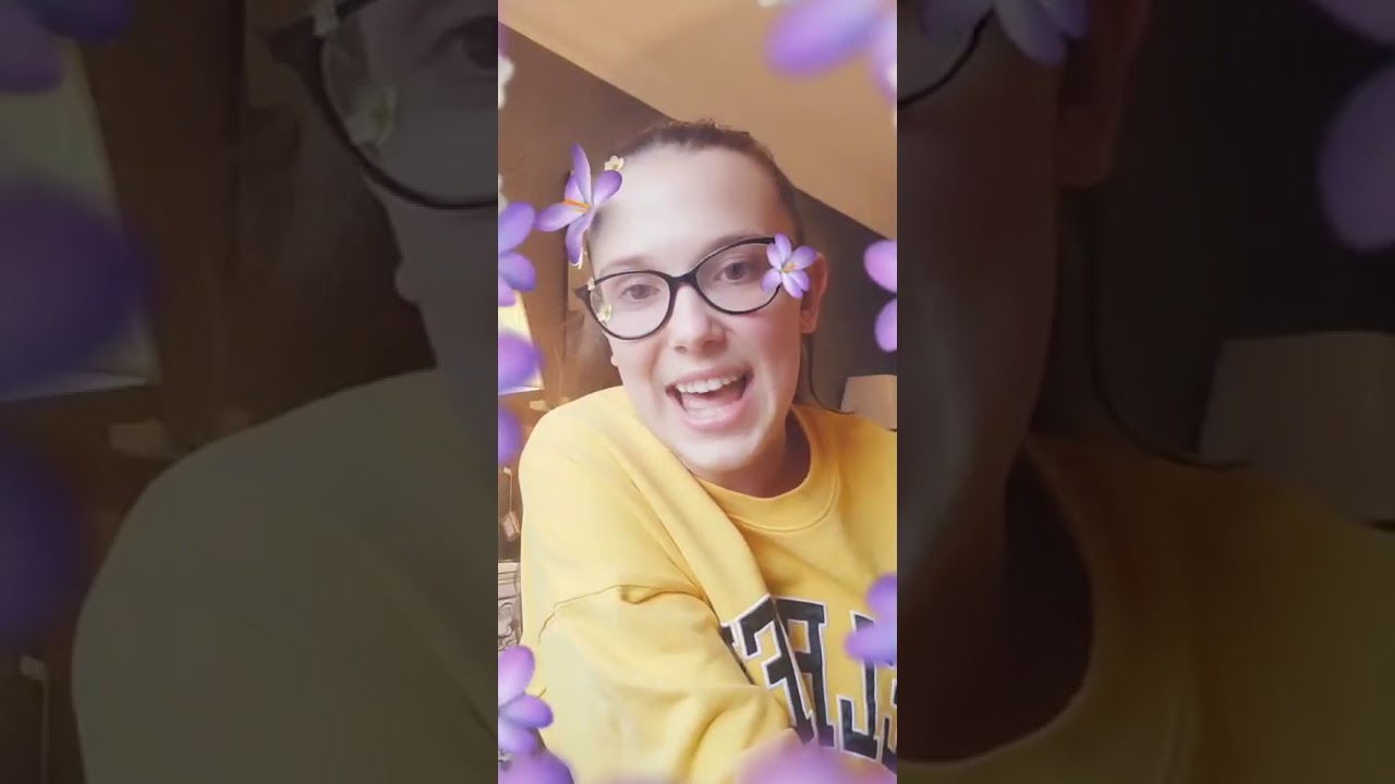 Millie Bobby Brown - Instagram Livestream 08-21-2019