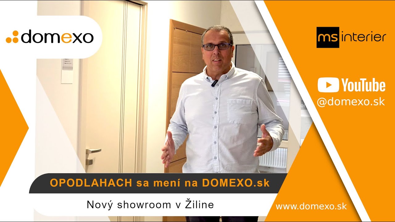 YouTube kanál a eshop OPODLAHACH sa mení na DOMEXO.SK