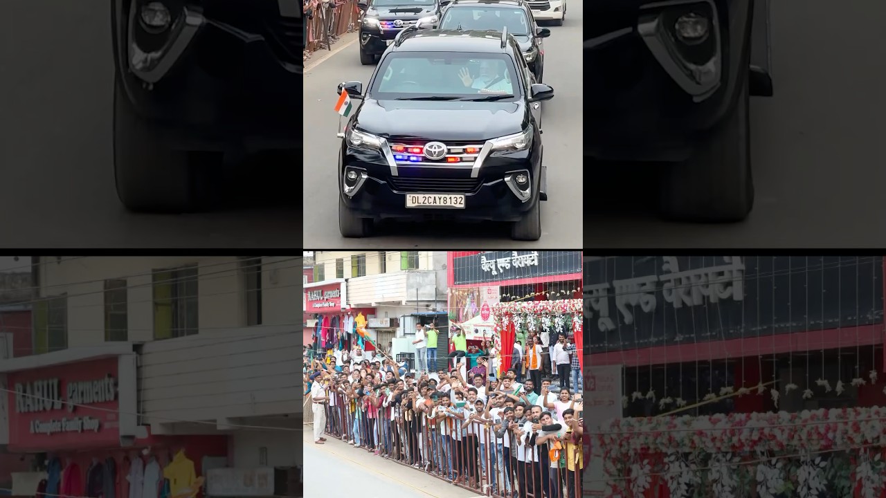 PM Modi holds grand roadshow in Hazaribag, Jharkhand | #shorts