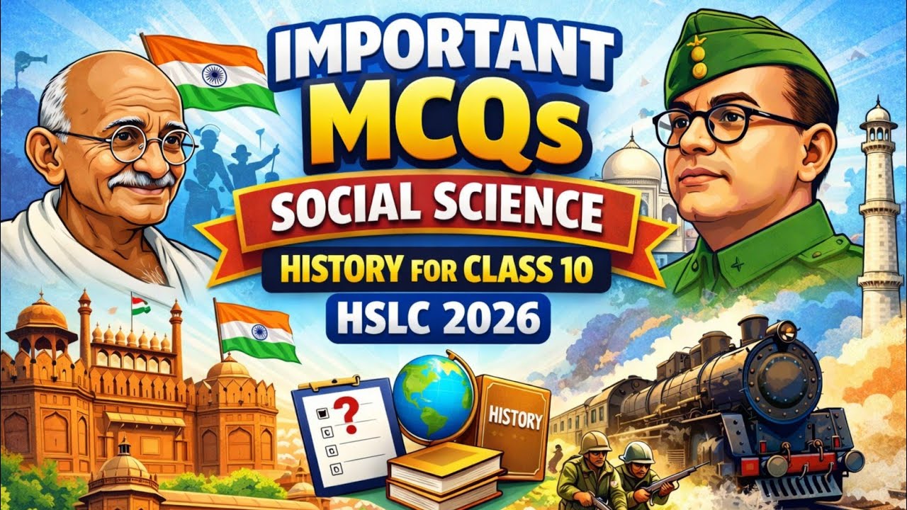 Important History MCQs 🔥|| Class 10 SEBA || HSLC 2026 || 99% Common for HSLC 2026 || 