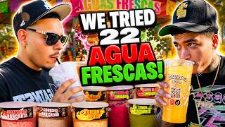 TRYING THE VIRAL AGUA FRESCAS! *REFRESHING*