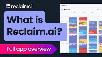 What is Reclaim.ai? Smart scheduling app for your calendar ✨