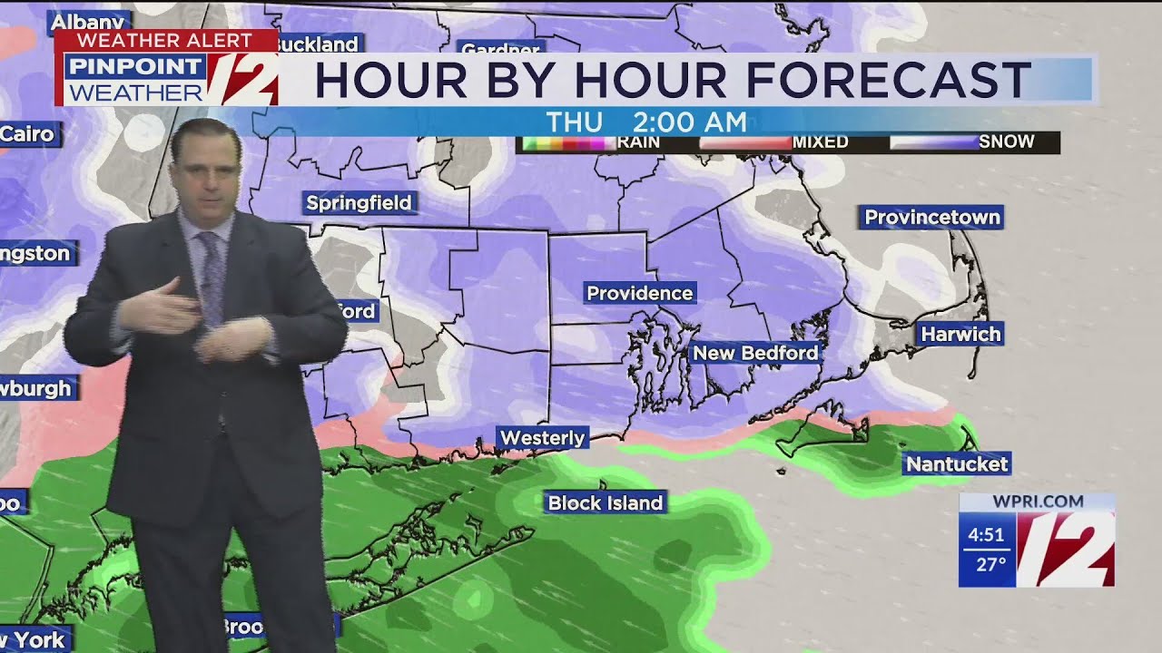 WPRI 12 Weather Forecast for 2/12/25: Slick Spots This Morning; Wintry ...