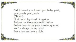 B2K - I&#39;m Not Finished Lyrics