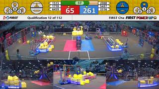 Qual 12 - 2018 FIRST Championship - Houston - Roebling Subdivision
