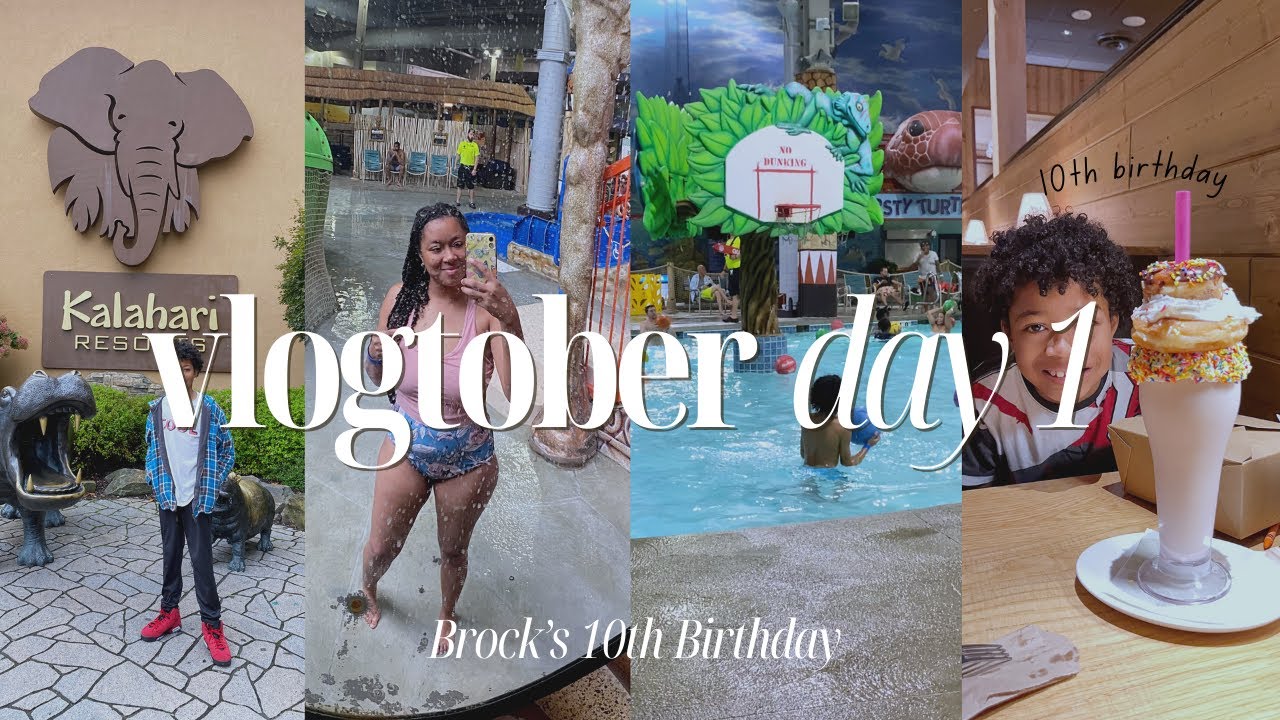 BROCK'S 10TH BIRTHDAY SURPRISE | KALAHARI RESORTS INDOOR WATERPARK IN POCONOS, PA