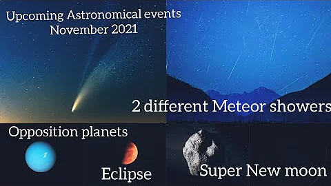 Upcoming astronomical events in November 2021 | space events | sky watching lunar eclipse #astronomy