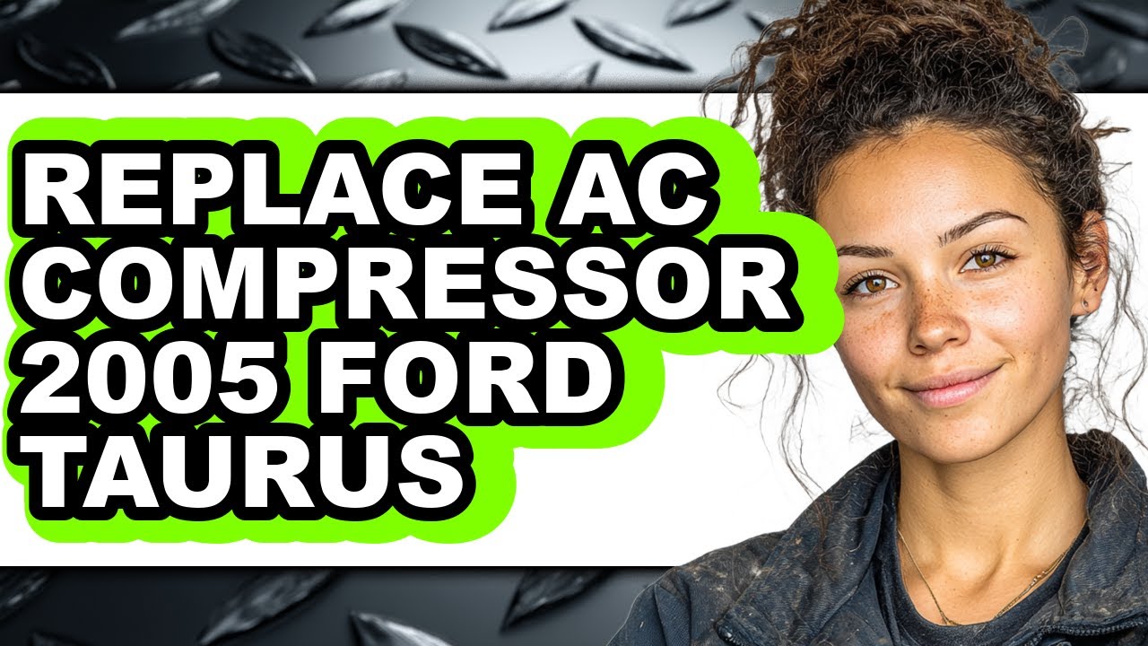 How To Replace AC Compressor 2005 Ford Taurus - Easy Guide - YouTube