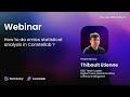 Webinar : How to do omics statistical analysis in Constellab ?