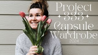 A Wannabe Minimalist's Spring Capsule Wardrobe  Project 333 | Thrifting & Simple Living | 2024