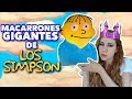 MACARRONES GIGANTES DE LOS SIMPSON. EXPECTATIVA/REALIDAD FT @ivanzavalasugarart