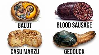 Every Insane Food People Actually Eat Explained