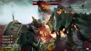 Helldivers 2 Gameplay No Commentary - Helldive vs bugs - fire build - Launch ICBM