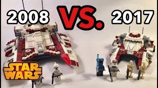 LEGO Star Wars Republic Fighter Tank Comparison! - 7679 and 75182