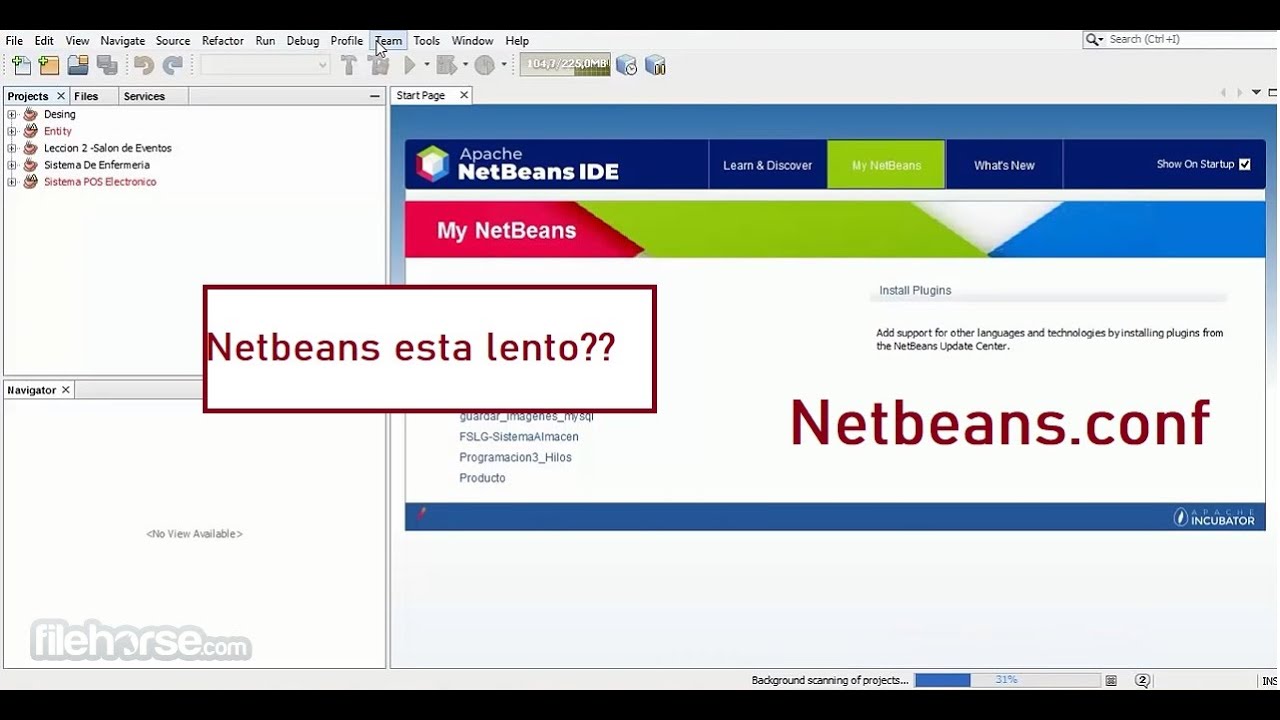 Netbeans Memory Usage Optimizar Netbeans- Netbeans consume mucha memoria - YouTube