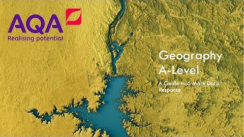 AQA A-Level Geography: 6 Mark Data Response Questions