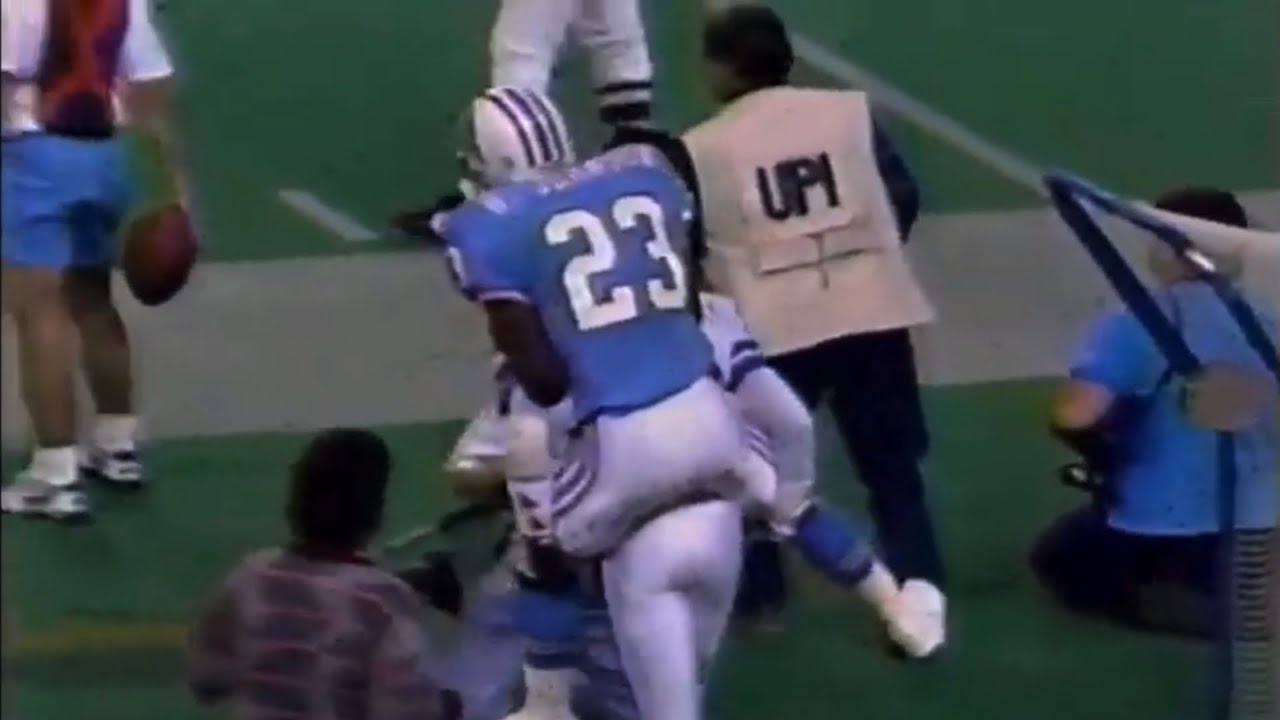 James Lofton Carries Defender on his Back
