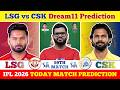 LSG vs CSK Dream11 Prediction| LSG vs CSK Today Match Prediction| IPL 2026 Match 59