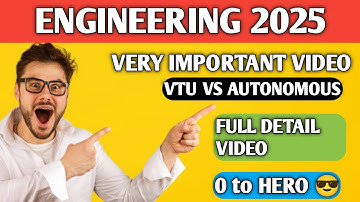 VTU V/S AUTONOMOUS WHAT IS THE DIFFERENCE BETWEEN VTU AND AUTONOMOUS COLLEGES KCET 2023 COUNCILLING