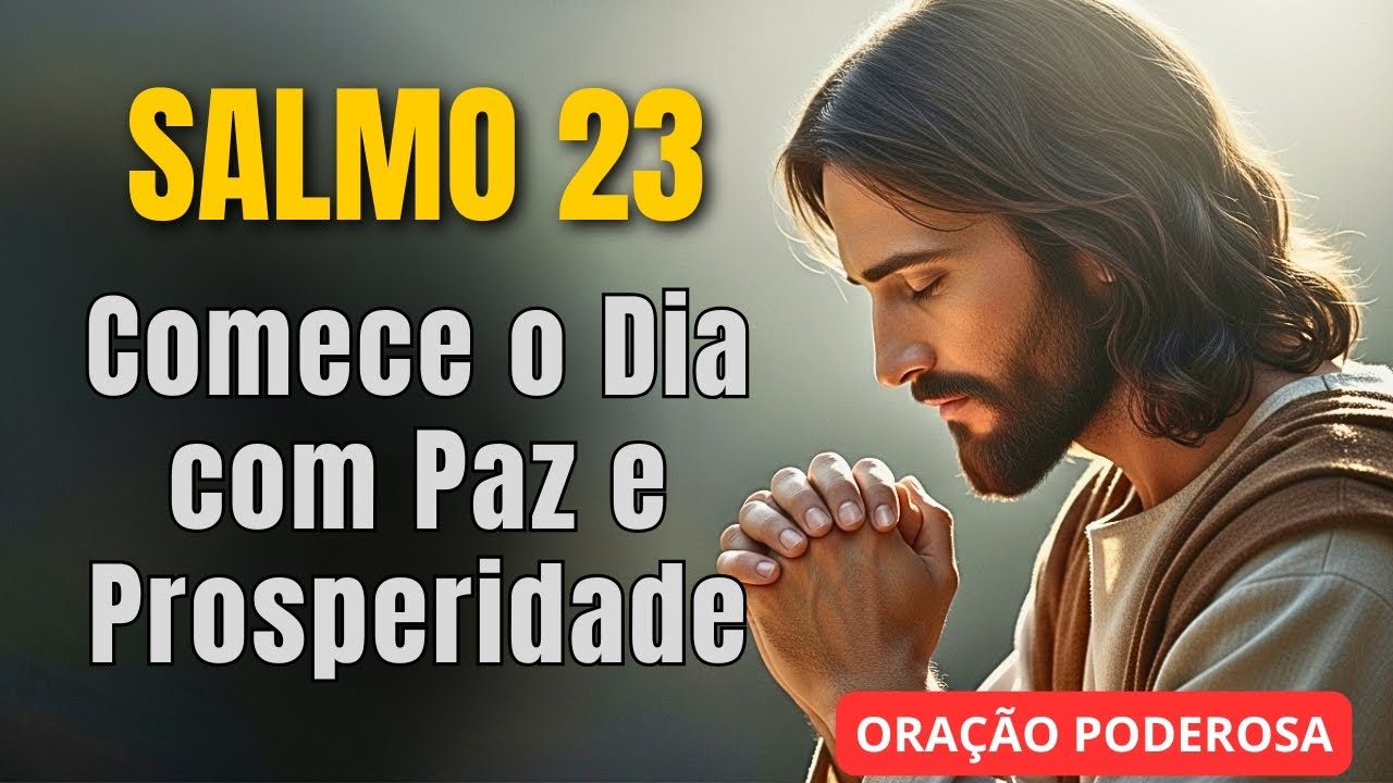 Oração da Manhã 23/01/2026 Para Atrair Paz e Prosperidade com Salmo 23 ...