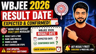 WBJEE 2026 Result Date 🔥 | Expected Date vs Official Date | Latest Update