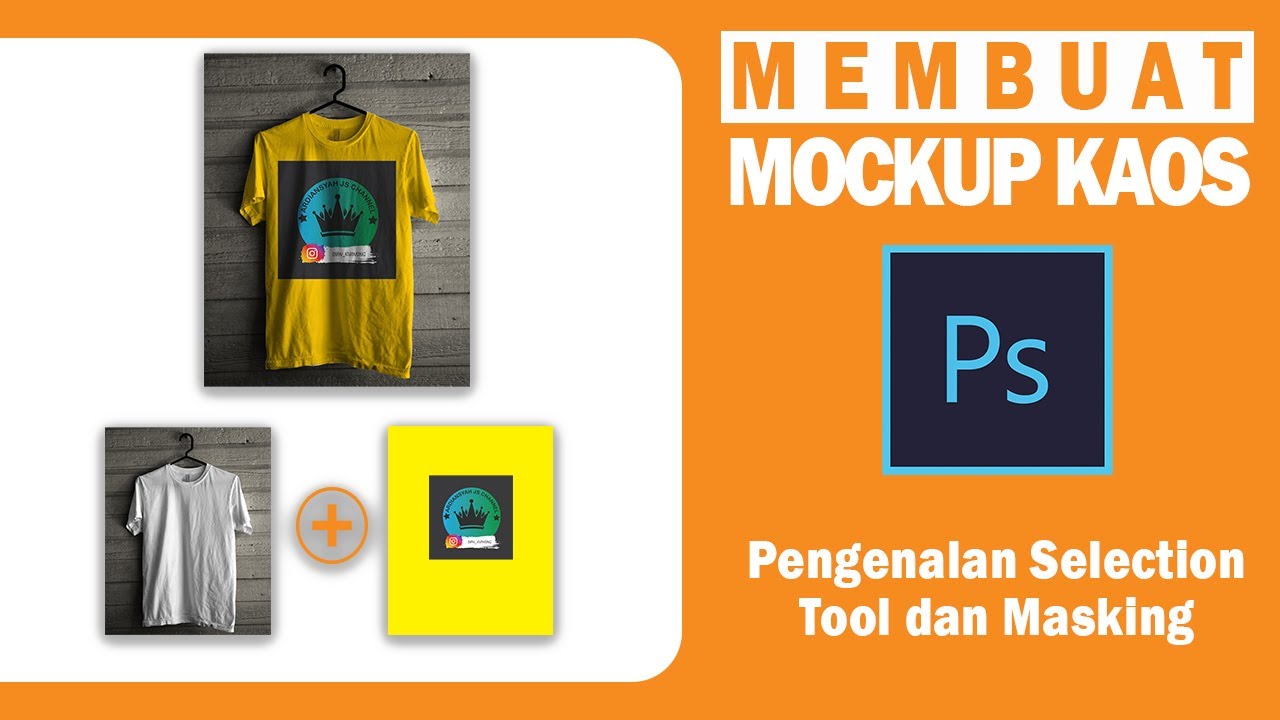 Download membuat mockup kaos adobe photoshop - YouTube