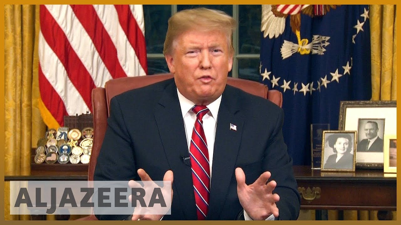 🇺🇸 ترامب يطالب ببناء جدار حدودي: الديمقراطيون يقولون إنه يتعامل مع "الخوف لا الحقائق" | الجزيرة الإنجليزية