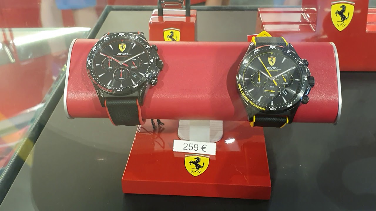 Inside Ferrari land gift shop salou portaventura
