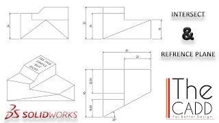 Celebrity INTERSECT COMMAND | 3 POINT PLANE | PLANE USING 3 REFERENCE | SOLIDWORKS TUTORIAL Profile