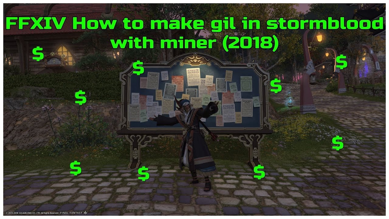 how to make money as a beginner botanist ffxiv