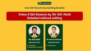 Video 6 QA Session by Sir Atif Abidi All questions without editing