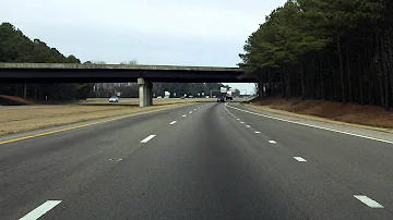 Interstate 95 - North Carolina (Exits 52 to 58) northbound