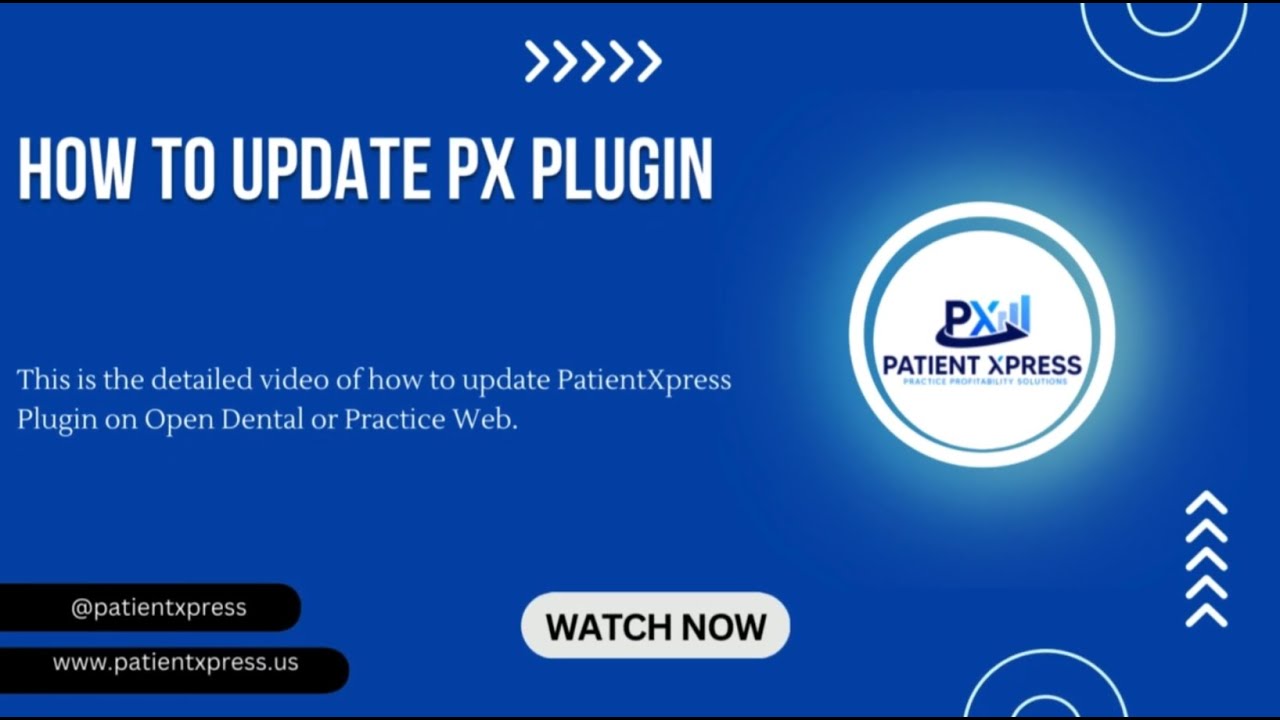 How to Update PX Plugin with Patient Xpress - YouTube