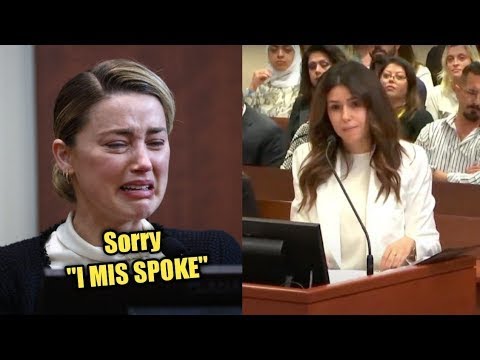 Camille Vasquez Destroys Amber Heard in Court and She 'Mis Spoke'