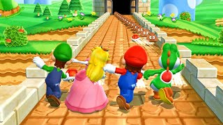 Mario Party 9 - Luigi Vs Peach Vs Mario Vs Yoshi Master Difficulty| Cartoons Mee