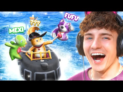 Die BÖSE KATZE bringt FUFU und MEXIFY um!!! 😳😂 | Party Animals