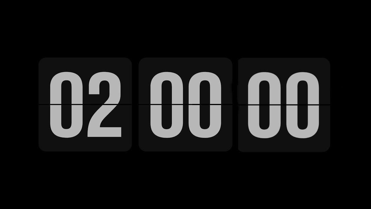 2 Hours Silent Timer - YouTube