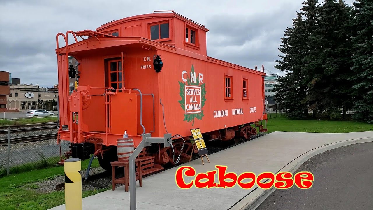 1929 Restored Train Caboose Tour Thunder Bay Ontario