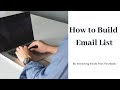 How to get emails from Facebook to build email list