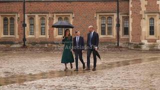 Proud parents drop off Prince George for his first day of education at Eton