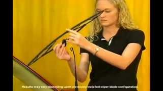 Rain-x Small J Hook Arm Latitude Wiper Blade Installation Video